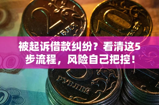 北京被起诉借款纠纷？看清这5步流程，风险自己把控！